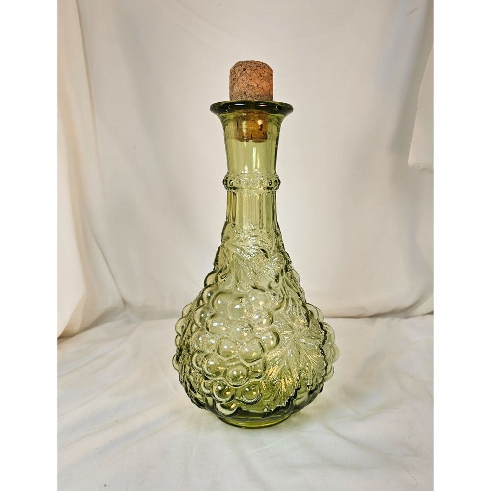 Vintage Imperial Glass Co Green Decanter